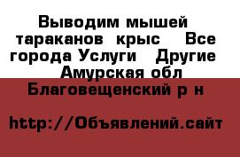 Выводим мышей ,тараканов, крыс. - Все города Услуги » Другие   . Амурская обл.,Благовещенский р-н